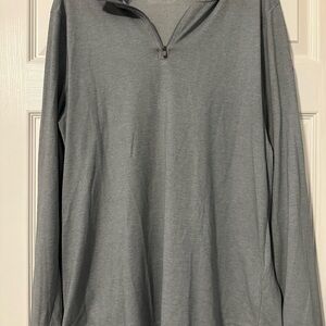 Under Armour Threadborne Gray Quarter-Zip Top